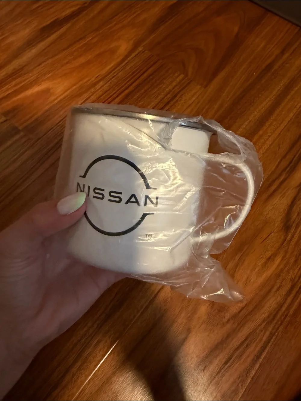 Nissan Logo White Campfire Mug
